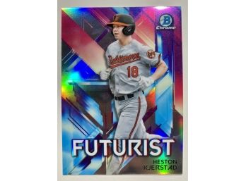 Heston Kjerstad RC - '21 Bowman Chrome Futurist Prospect Insert