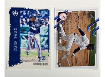 Estevan Florial '21 Diamond Kings & '21 Topps Series Two Featured Rookie Cards