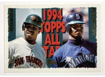 1995 Topps All Star Outfielders Feat. HOF Ken Griffey Jr. & Barry Bonds