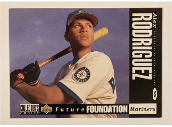 Alex Rodriguez RC - '94 UD Collectors Choice Future Foundations Featured Rookie