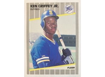 HOF Ken Griffey Jr. RC - '89 Fleer Featured Rookie