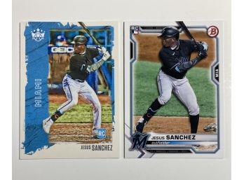 Jesus Sanchez '21 Diamond Kings & '21 Bowman Featured Rookie Cards