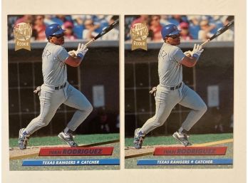 HOF Ivan Rodriguez RC(s) - '92 Fleer Ultra