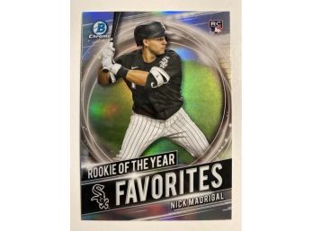 Nick Madrigal RC - '21 Topps Bowman Chrome Rookie Of The Year Favorites