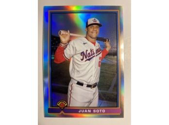 Juan Soto '21 Bowman Chrome 1991 Bowman Throwback