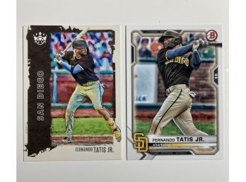 Fernando Tatis '21 Diamond Kings & '21 Bowman Veteran Base Cards