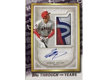 Shohei Ohtani '21 Topps 'Through The Years'