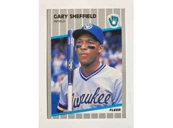 Gary Sheffield RC - '89 Fleer