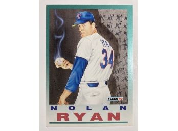 HOF Nolan Ryan '92 Fleer Card 'Who's Next?'