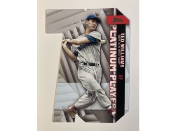 Ted Williams '21 Topps 'Platinum Players' Insert