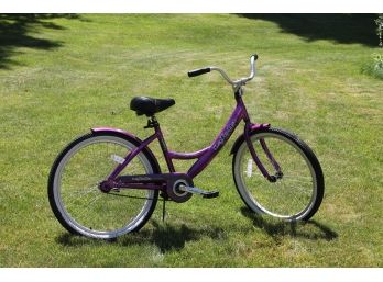 Women's Purple Beach Cruiser Bike