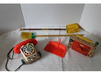 Vintage Collection Of Fisher-Price Children's Play Toys