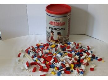 Container Of American Plastic Bricks Early Legos