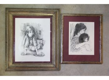 A Pair Of Vintage Signed Lithographs, Dobkin And More