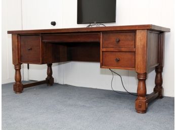 A Mahogany Desk By Pottery Barn