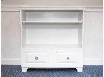 A White Painted Wood Bookshelf