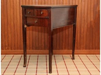 A Mahogany Side Table, Or Nighstand