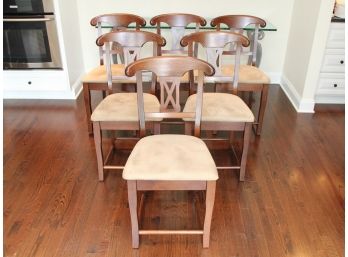 A Set Of 6 Biedermeier Style Dining Chairs