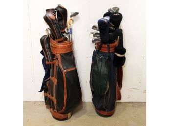 Golf Clubs - Callaway, Wilson, And More Accessories In Bag X2