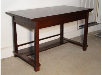 A Modern Oak Desk In Arts And Crafts Style