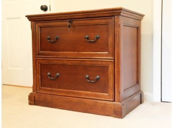 An Oak Double File Drawer