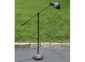 An Oil Rubbed Bronze Standing Lamp From Restoration Hardware