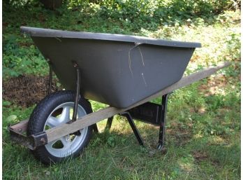 A Large Acrylic Wheelbarrow