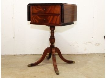 A Vintage Mahogany Drop Leaf Side Table