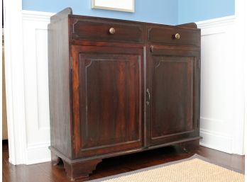 A Vintage Paneled Wood Sideboard By Foreside, Gorham, ME