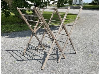 An Antique Oak Drying Rack