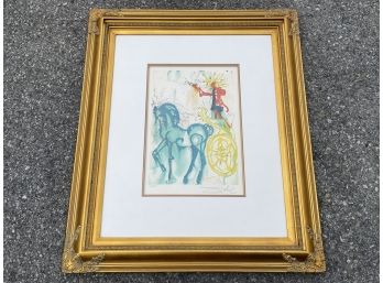 A Signed And Numbered Lithograph By Salvador Dali (1904-1989) 'Le Cheval De Triomphe'