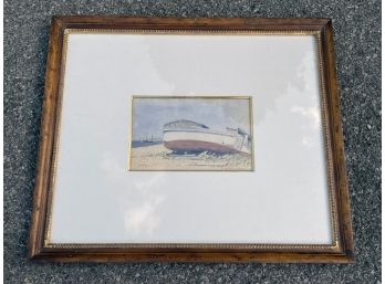 A Vintage Watercolor, Signed WW. Price, 1941, Coastal Scene