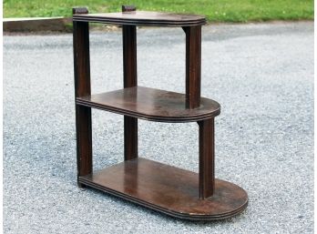 A Solid Wood Art Deco Night Stand Or End Table