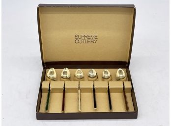 Vintage Goldplated Tea Spoons From Supreme Cutlery