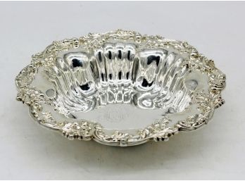 A Large Sterling Silver Fruit Bowl (Engraved)