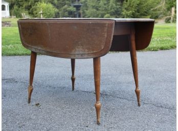 A Vintage Maple Drop Leaf Farm Table