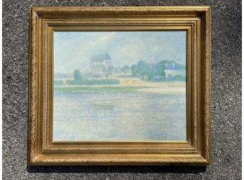 An Impressionist Style Oil On Canvas Signed T. Kimmel