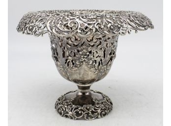 A Vintage Sterling Silver Footed Compote (With Insert)