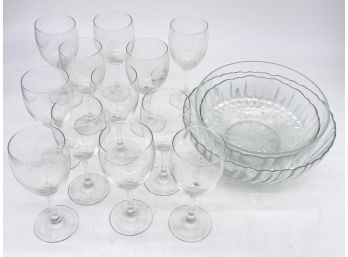 Assorted Glassware