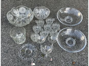 Crystal And Cut Glass Assortment