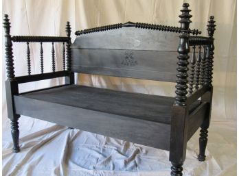 Beautiful Black Spindled Toddler/day Bed