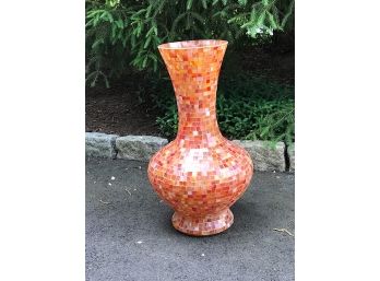 Large Decorative Mosaic Vase