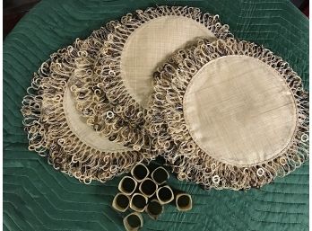 Napkin Rings & Assorted Placemats