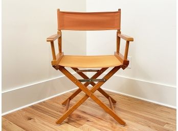 A Director's Chair In Maple And Canvas