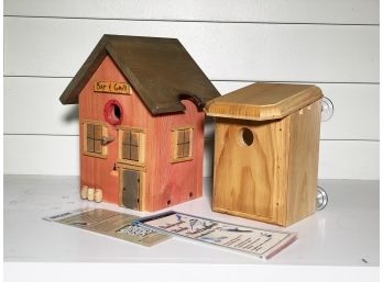 A Pair Of Bird Houses