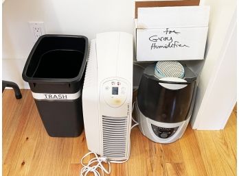 Air Filter, Humidifier, Trash Can