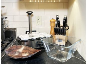 A Knife Block By Hampton Forge And More Luxury Kitchen Items