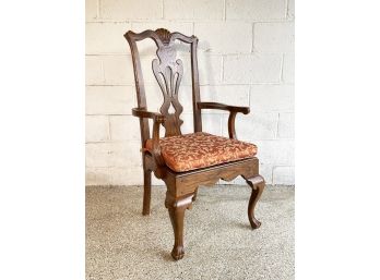 A Vintage Cane Seated Chippendale Chair