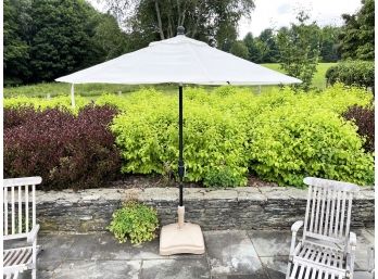 A Large Outdoor Patio Umbrella