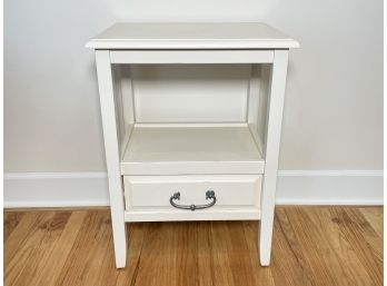 A Painted Wood Nightstand